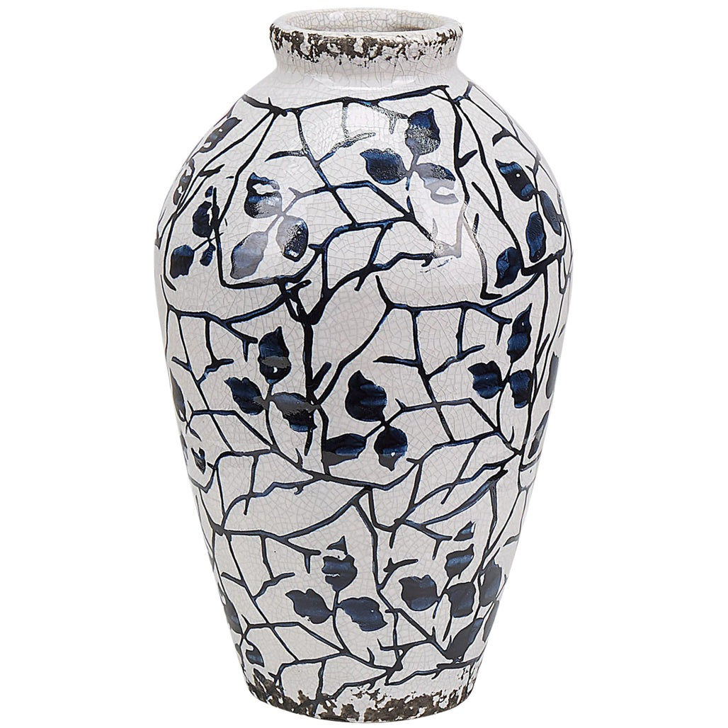 Vase décoratif en céramique pour embellir les espaces - 25 x 15 x 40